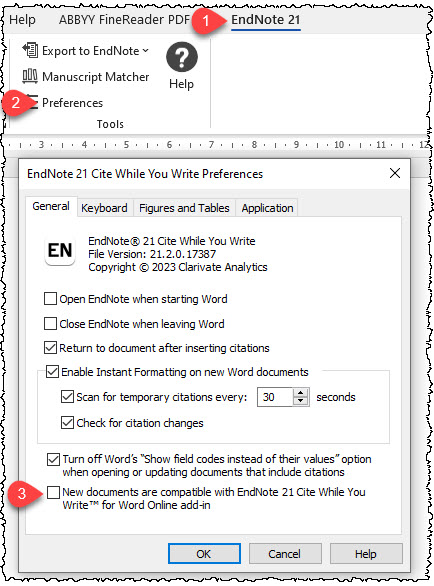 How To Add EndNote 21 Cite While You Write (CWYW) For Word Online Add ...