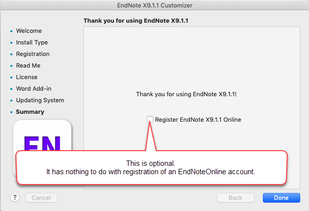 endnote for mac office 2016